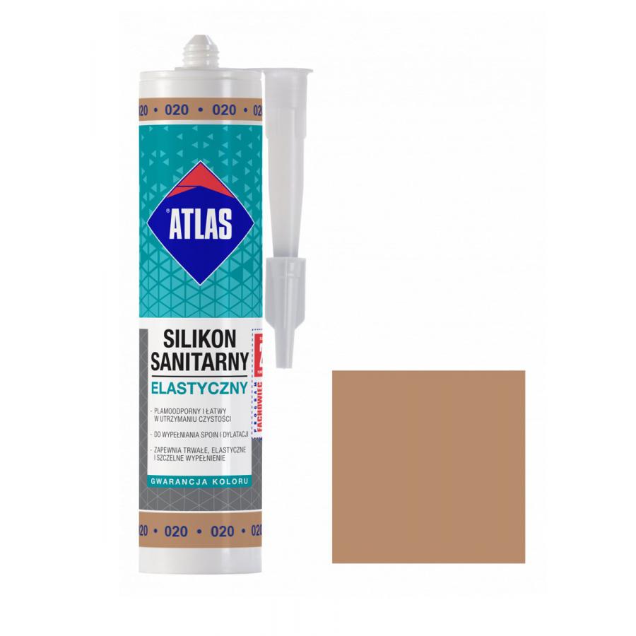 ATLAS 020 BEŻOWY SILIKON SANITARNY 280ml