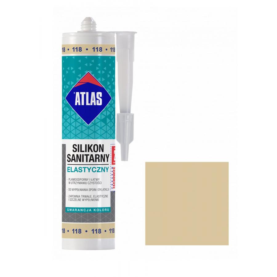 ATLAS SANITARY SILICONE 118 JASMIN 280ml