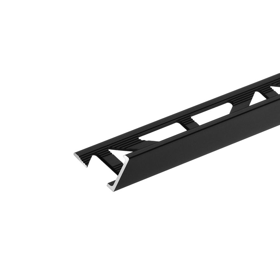 ALUMINIUM TILE TRIM BLACK L 12.5 mm 2.5m