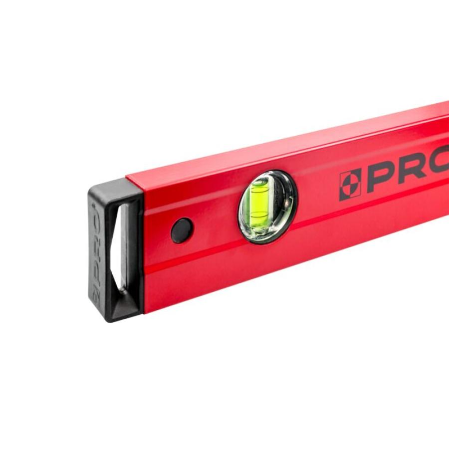 PRO PRO800 RED PAINTED SPIRIT LEVEL WITH HANDLES 60 CM