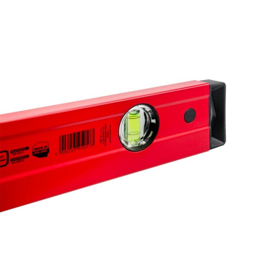 PRO PRO800 RED PAINTED SPIRIT LEVEL WITH HANDLES 60 CM