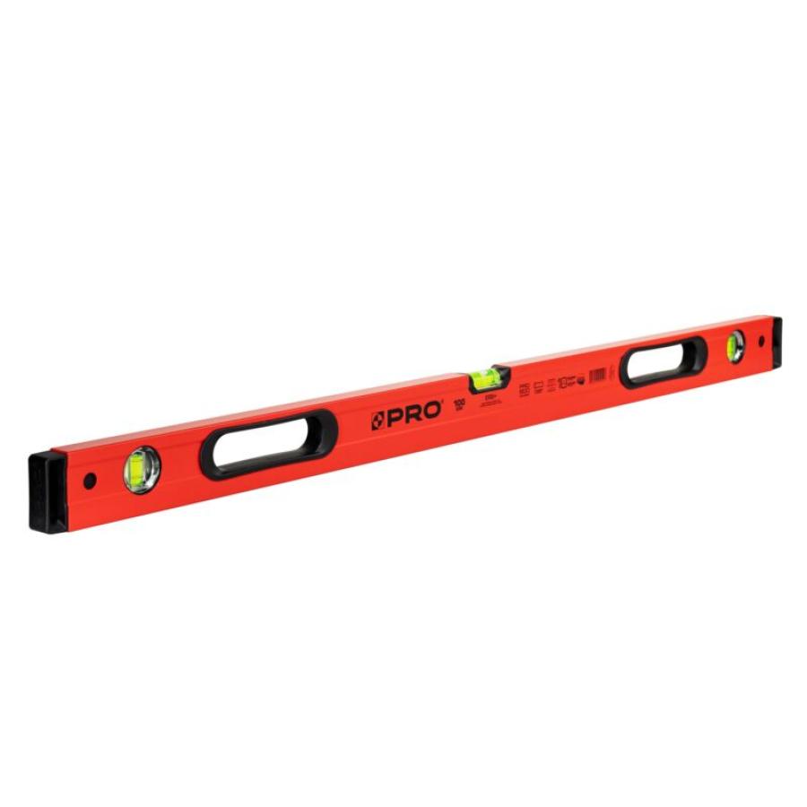 PRO PRO800 RED PAINTED LEVEL WITH HANDLES 100 CM