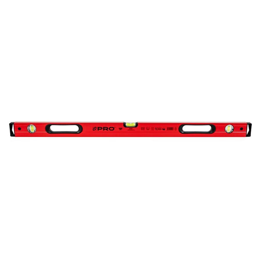 PRO PRO800 RED PAINTED LEVEL WITH HANDLES 100 CM