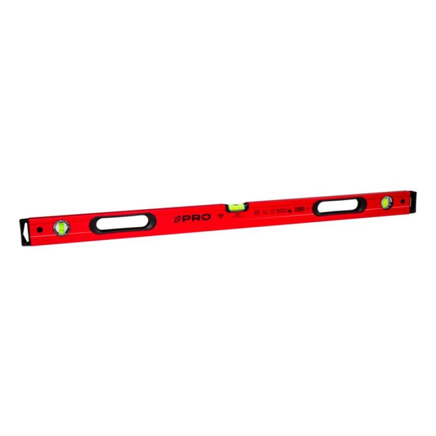 PRO PRO800 RED PAINTED LEVEL WITH HANDLES 100 CM