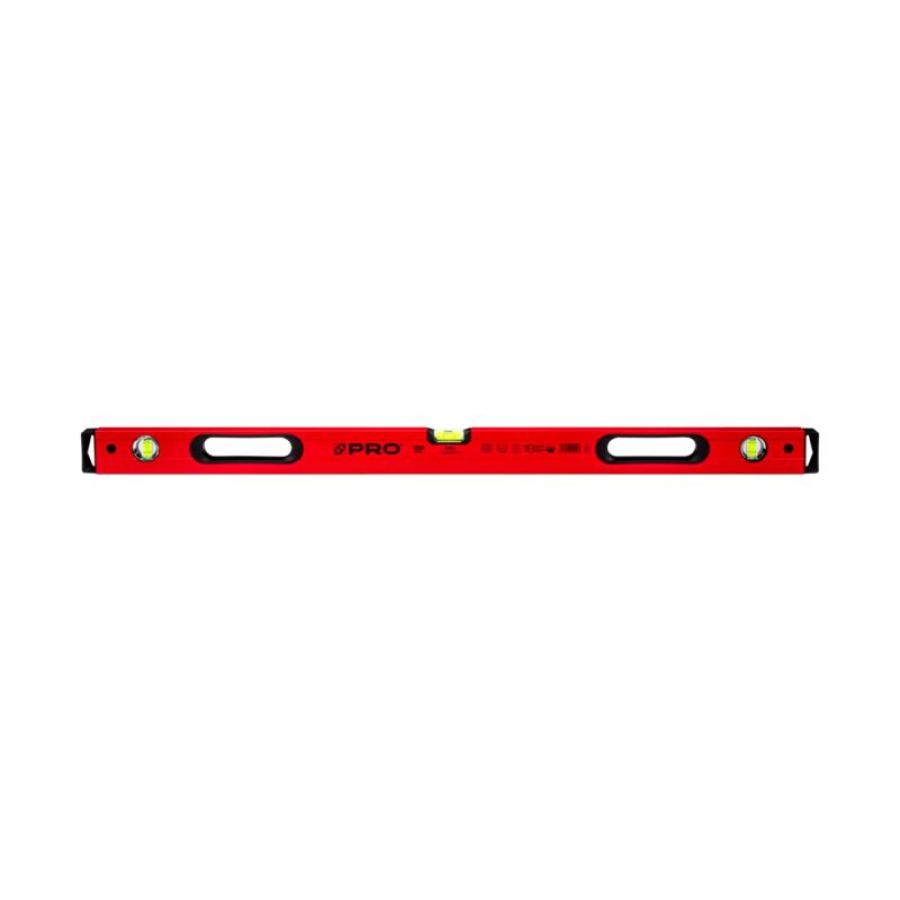 PRO PRO800 RED PAINTED LEVEL WITH HANDLES 100 CM