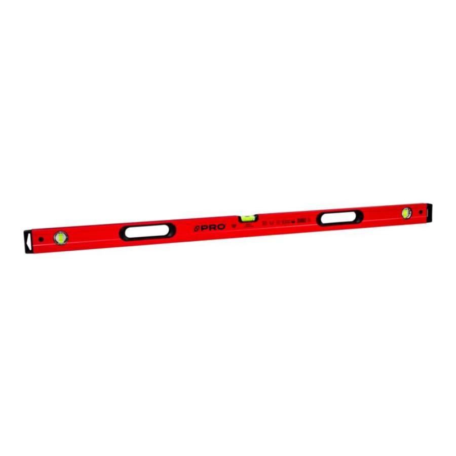 PRO PRO800 RED PAINTED LEVEL WITH HANDLES 120 CM