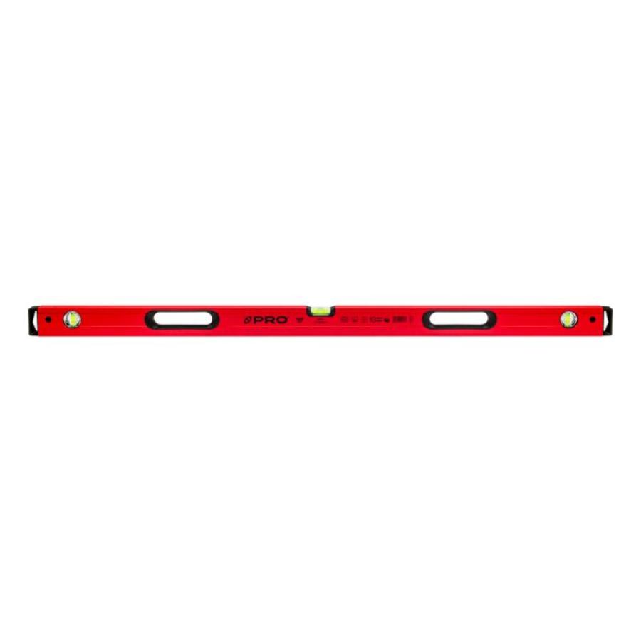 PRO PRO800 RED PAINTED LEVEL WITH HANDLES 120 CM