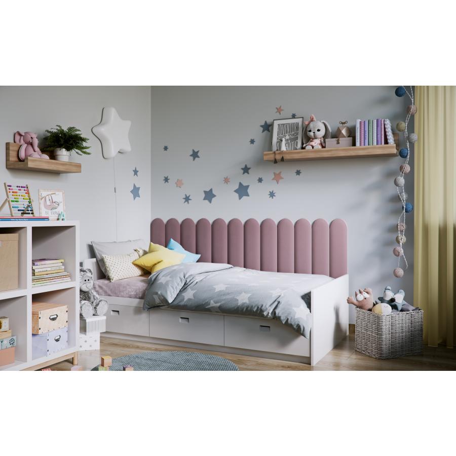 VOX VILO UPHOLSTERY PANEL 15X60 OVAL POWDER PINK