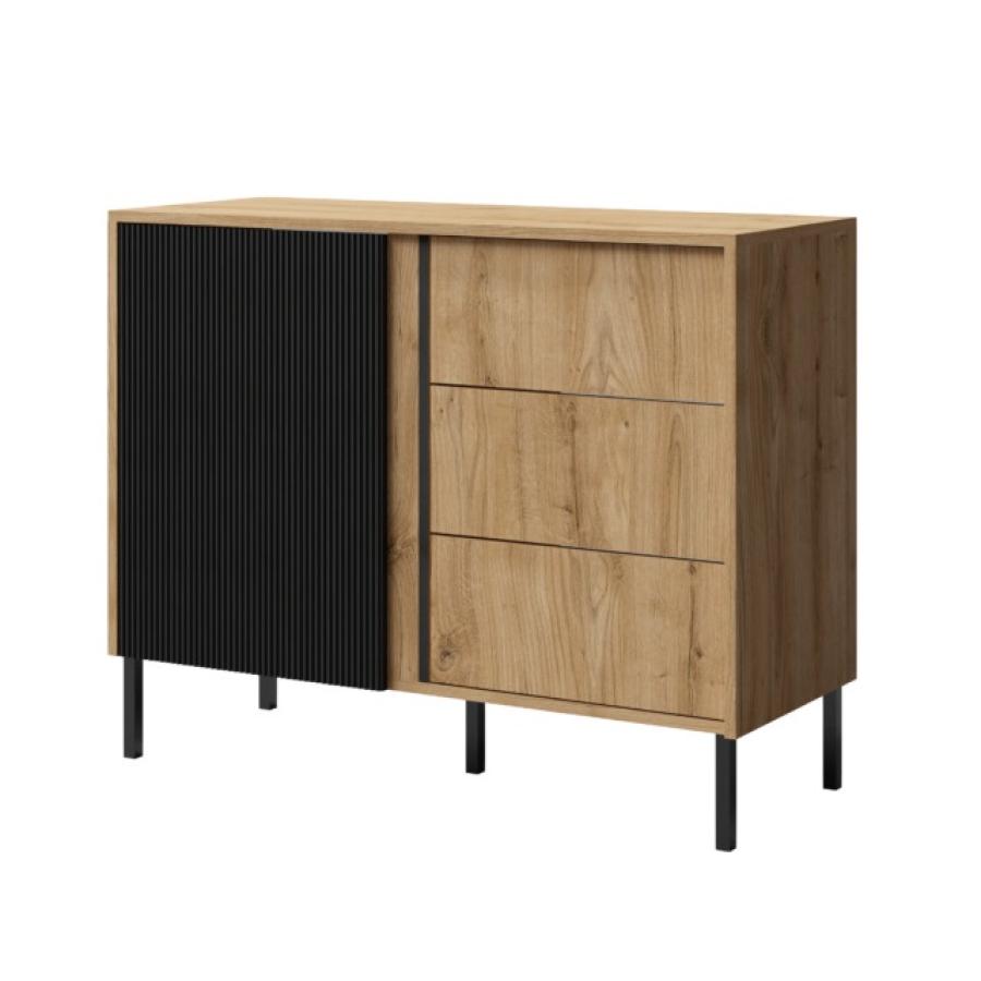 JUREK MIA 5 OAK/BLACK 100/80/41