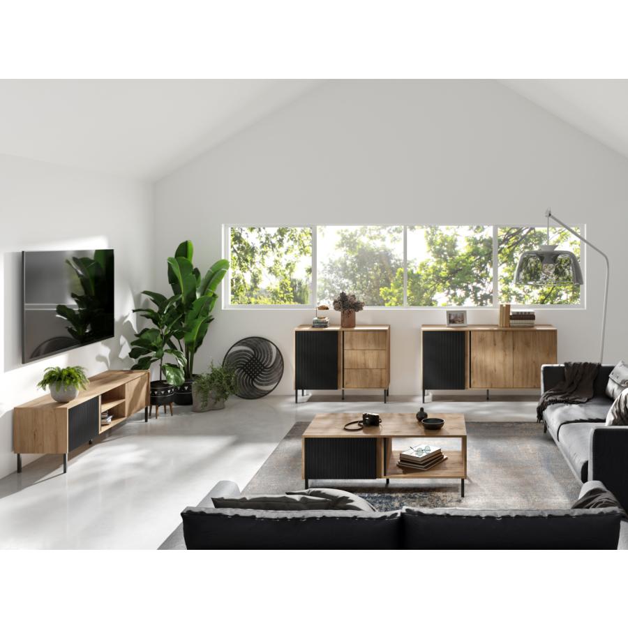 JUREK MIA 5 OAK/BLACK 100/80/41