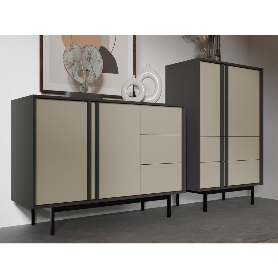 JUREK ALSY 10 ANTHRACITE/LIGHT BEIGE 123/43/43