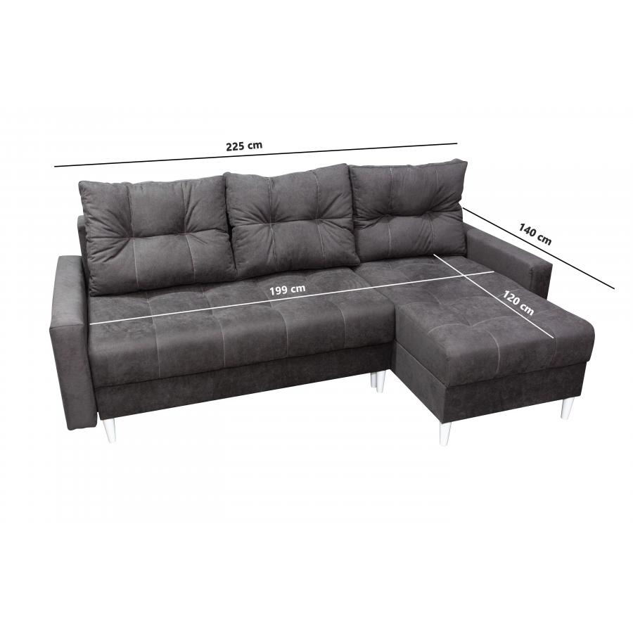 MORIS CORNER SOFA BED