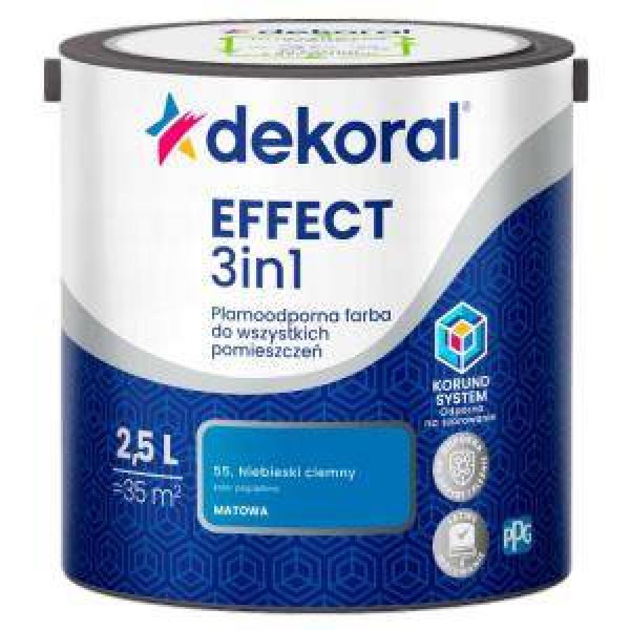 DEKORAL EFFECT 3 IN 1 NIEBIESKI CIEMNY 2.5L