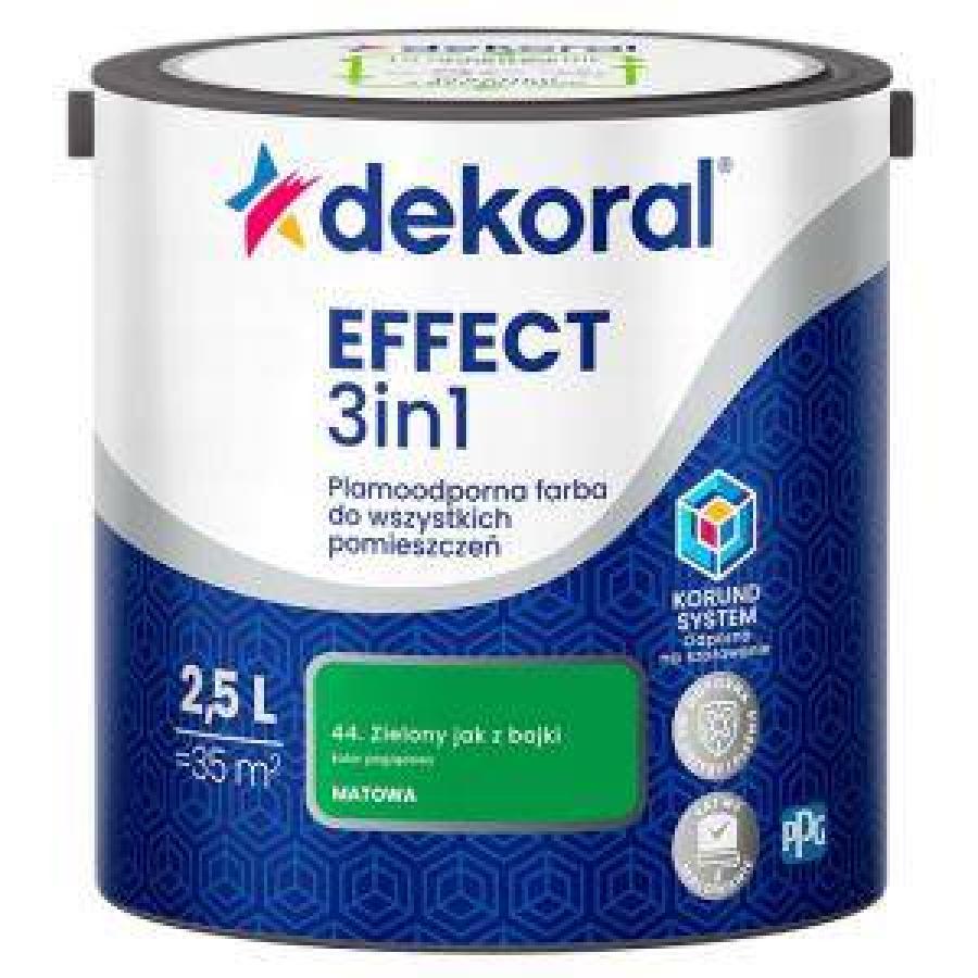 DEKORAL EFFECT 3 IN 1 ZIELONY JAK Z BAJKI 2.5L