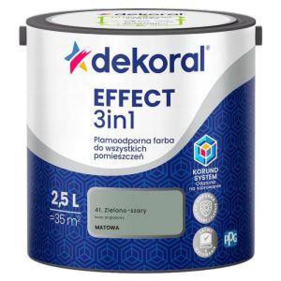 DEKORAL EFFECT 3 IN 1 ZIELONO-SZARY 2.5L