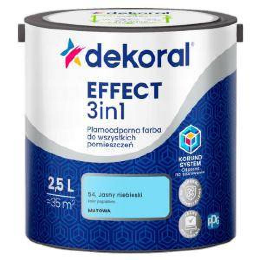 DEKORAL EFFECT 3 IN 1 LIGHT BLUE 2.5L
