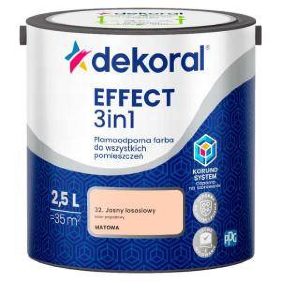 DEKORAL EFFECT 3 IN 1 JASNY ŁOSOSIOWY 2.5L