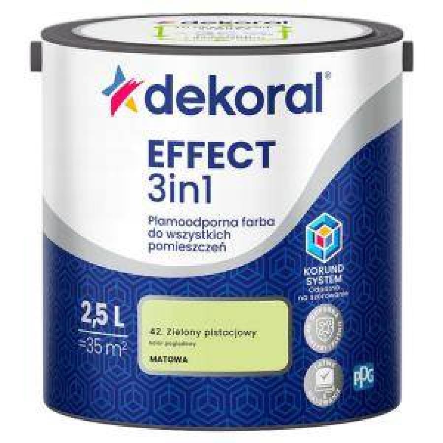 DEKORAL EFFECT 3 IN 1 ZIELONY PISTACJOWY 2.5L