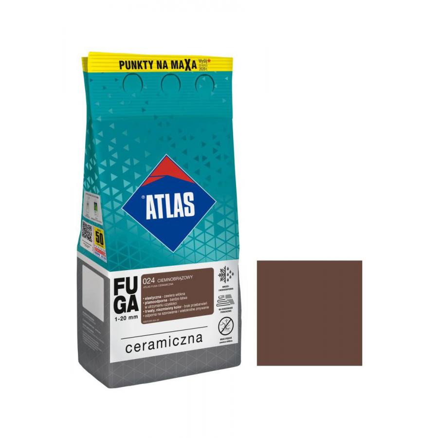 ATLAS 024 CERAMIC GROUT DARK BROWN 2KG