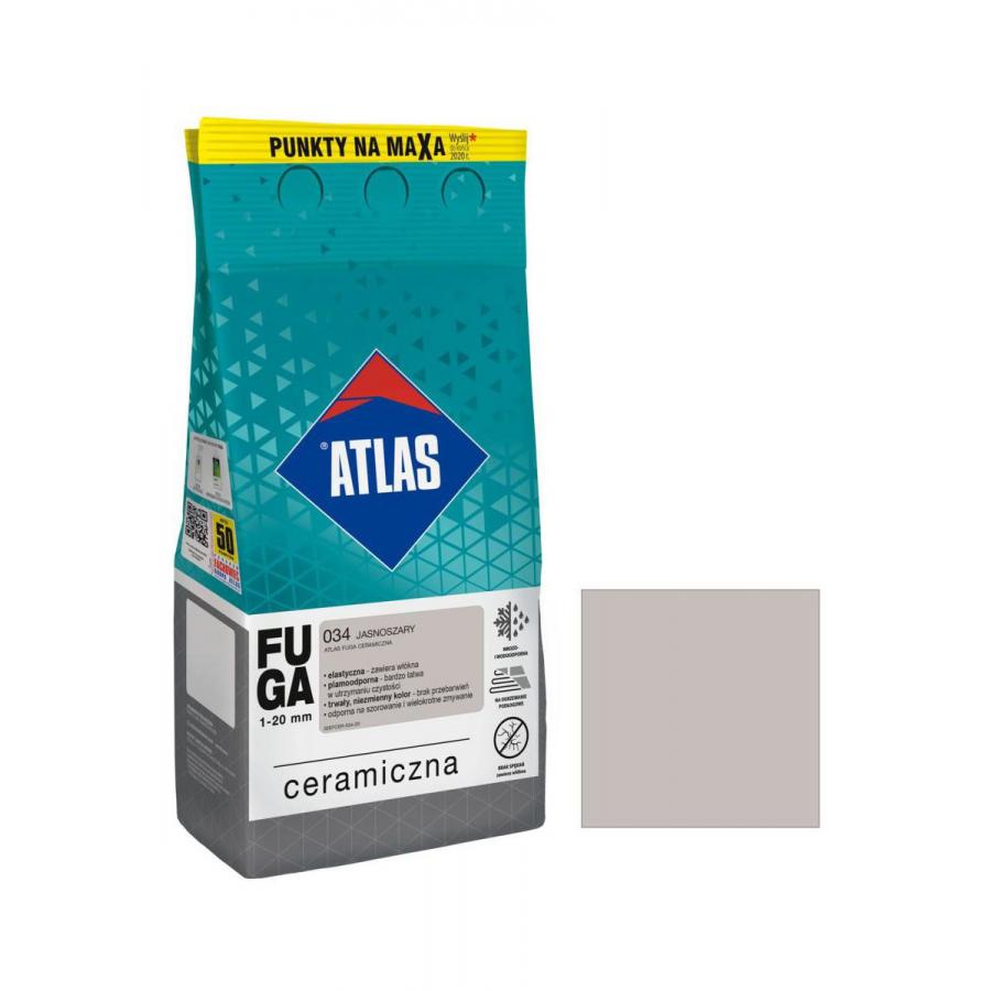 ATLAS 034 CERAMIC GROUT LIGHT GREY 5KG